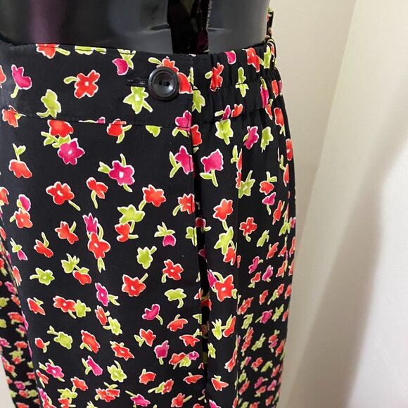 LESLIE FAY Sportswear Florel Boho Womens Skirt Size 10 - Picture 5 of 9